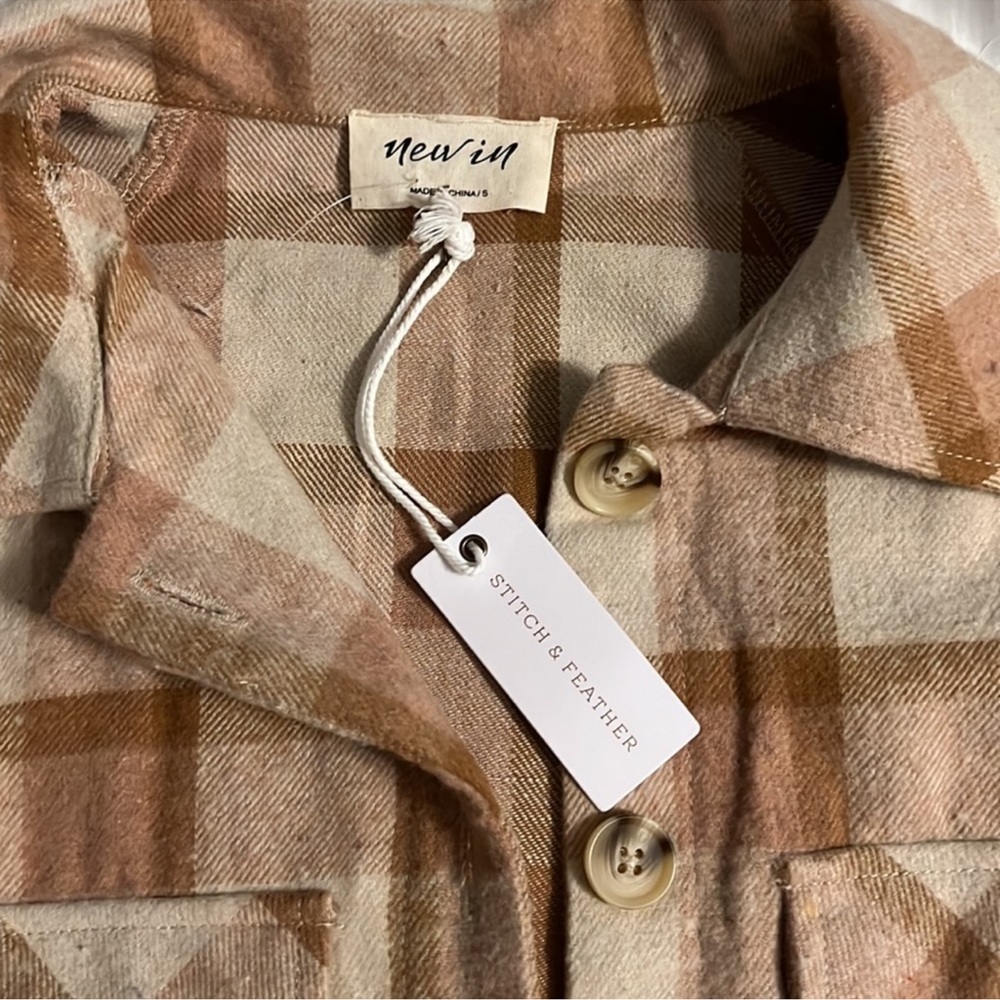 Plaid shacket - Picture 2 of 3